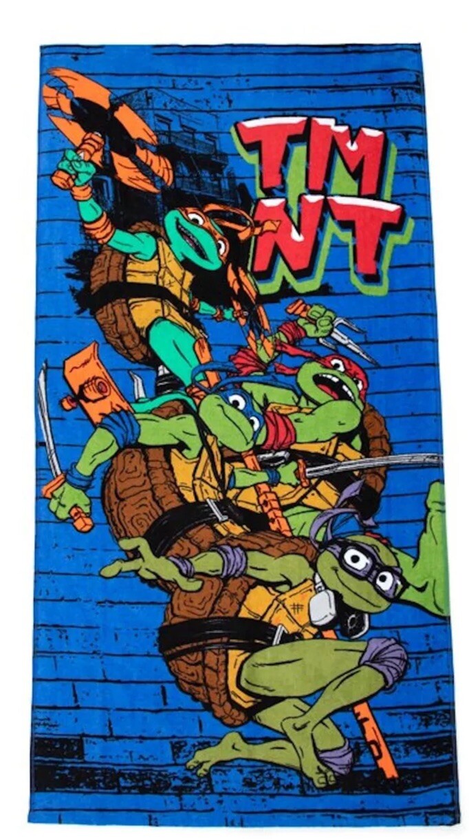 TMNT Teenage Mutant Ninja Turtles Cotton Kids Beach Towel