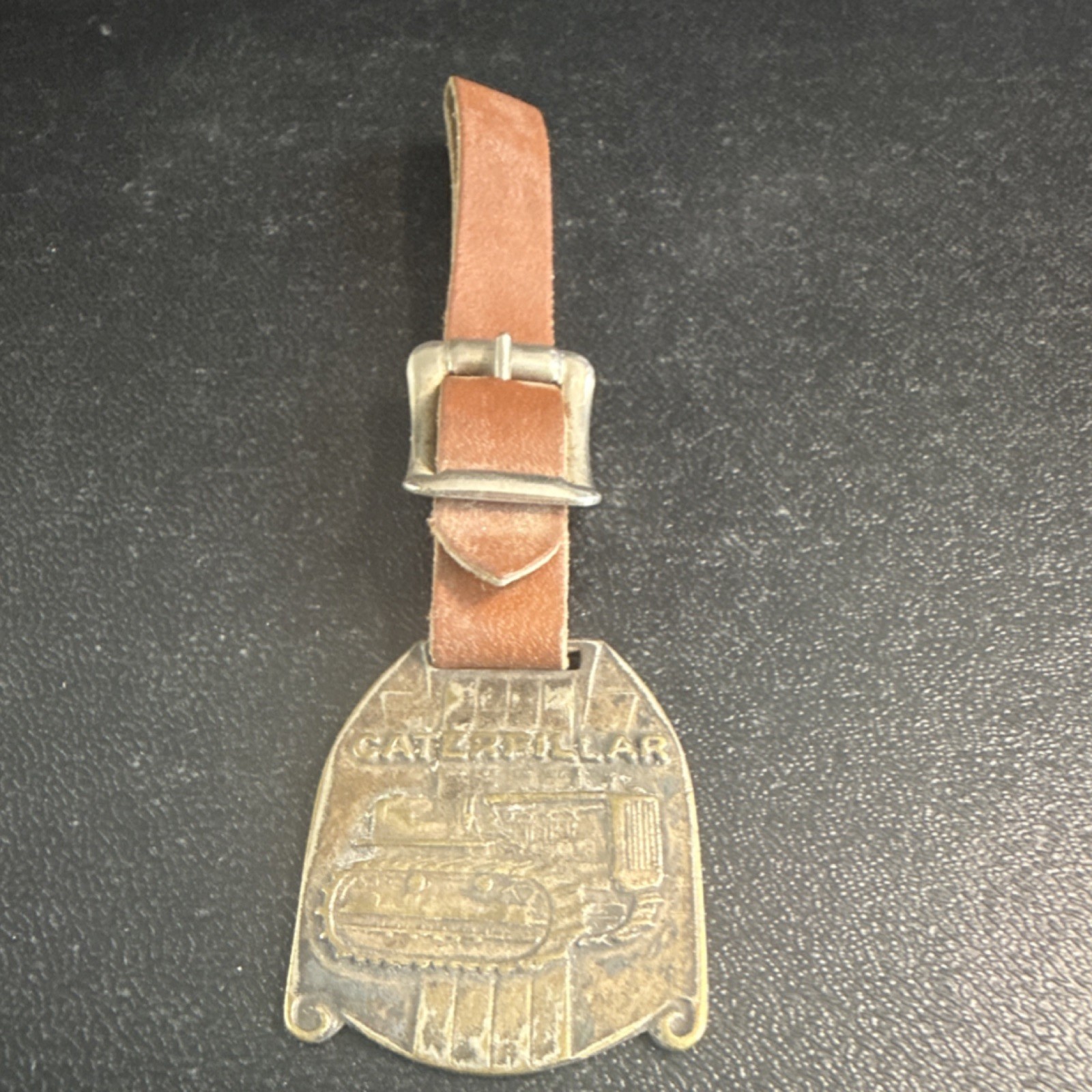 Caterpillar Watch Fob Beckwith Mach Co. Brown Bronze Agriculture