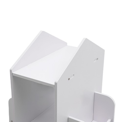 3-Tier Rotating Bookshelf, Kid Spinning Bookshelf, 360° Display Storage Bookcase