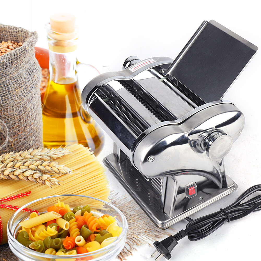Stainless Commercial Electric Dough Roller Sheeter Noodle Pasta Maker Machine