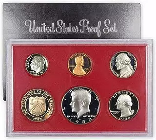1982 Proof Set - 5 Coins ($0.91 FV) - Set
