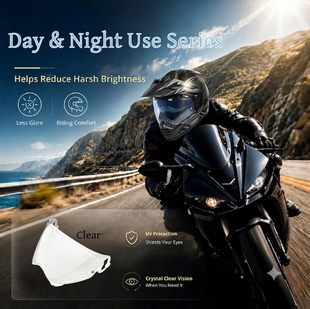 For ARAI TOURCROSS 5 XD-5 Replacement Helmet Visor–Day & Night Use Serie