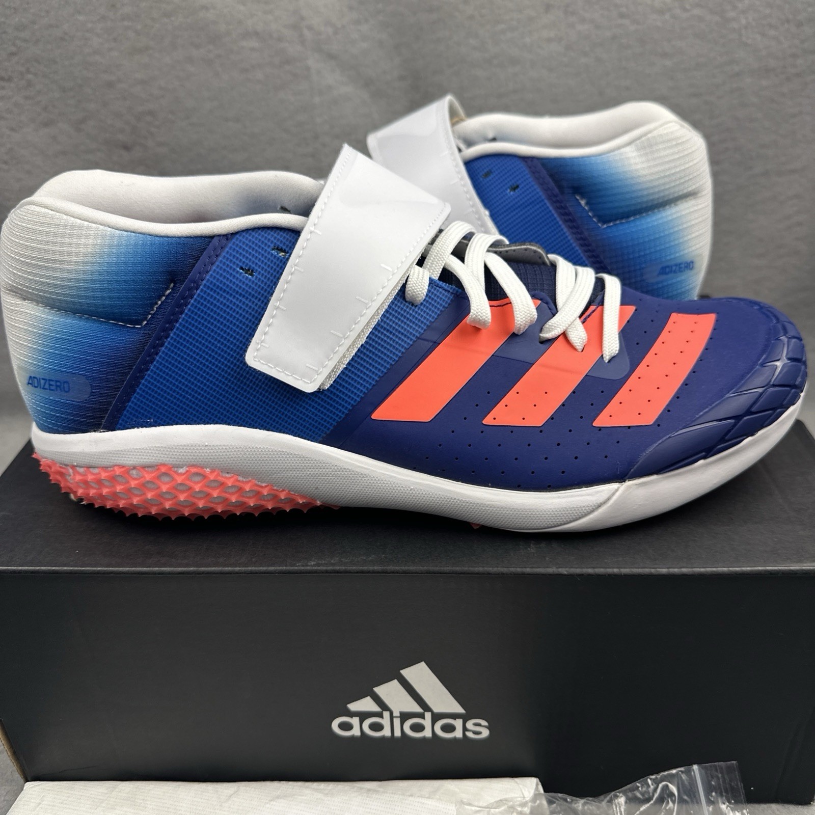 Adidas Adizero Javelin Spike Shoes Men’s 10.5 Track & Field Blue GY0924 New Box