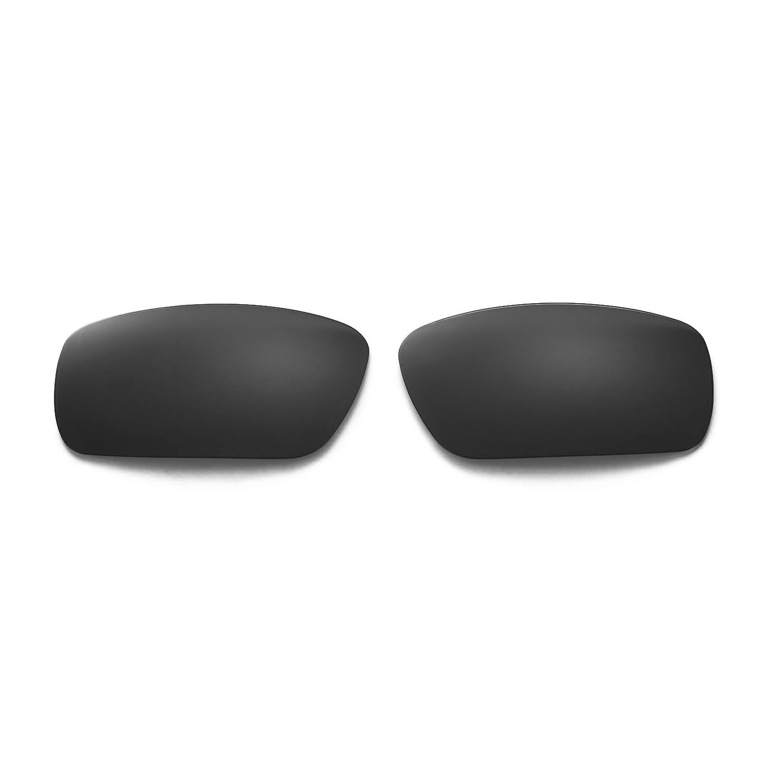 Walleva Polarized Black Replacement Lenses For Oakley Crankshaft Sunglasses