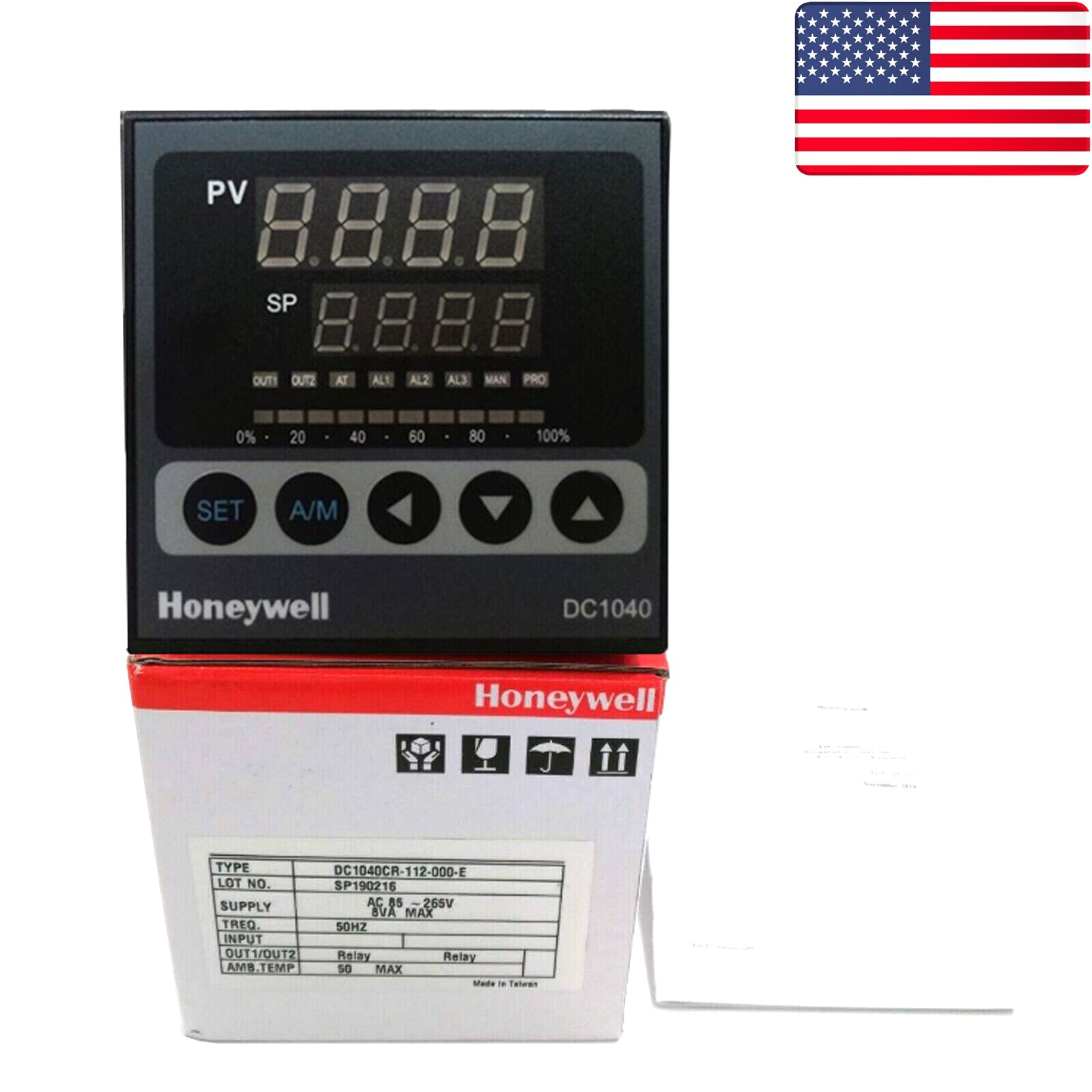 ONE NIB  HONEYWELL DC1040CR-112000-E Temperature Controller - US Stock