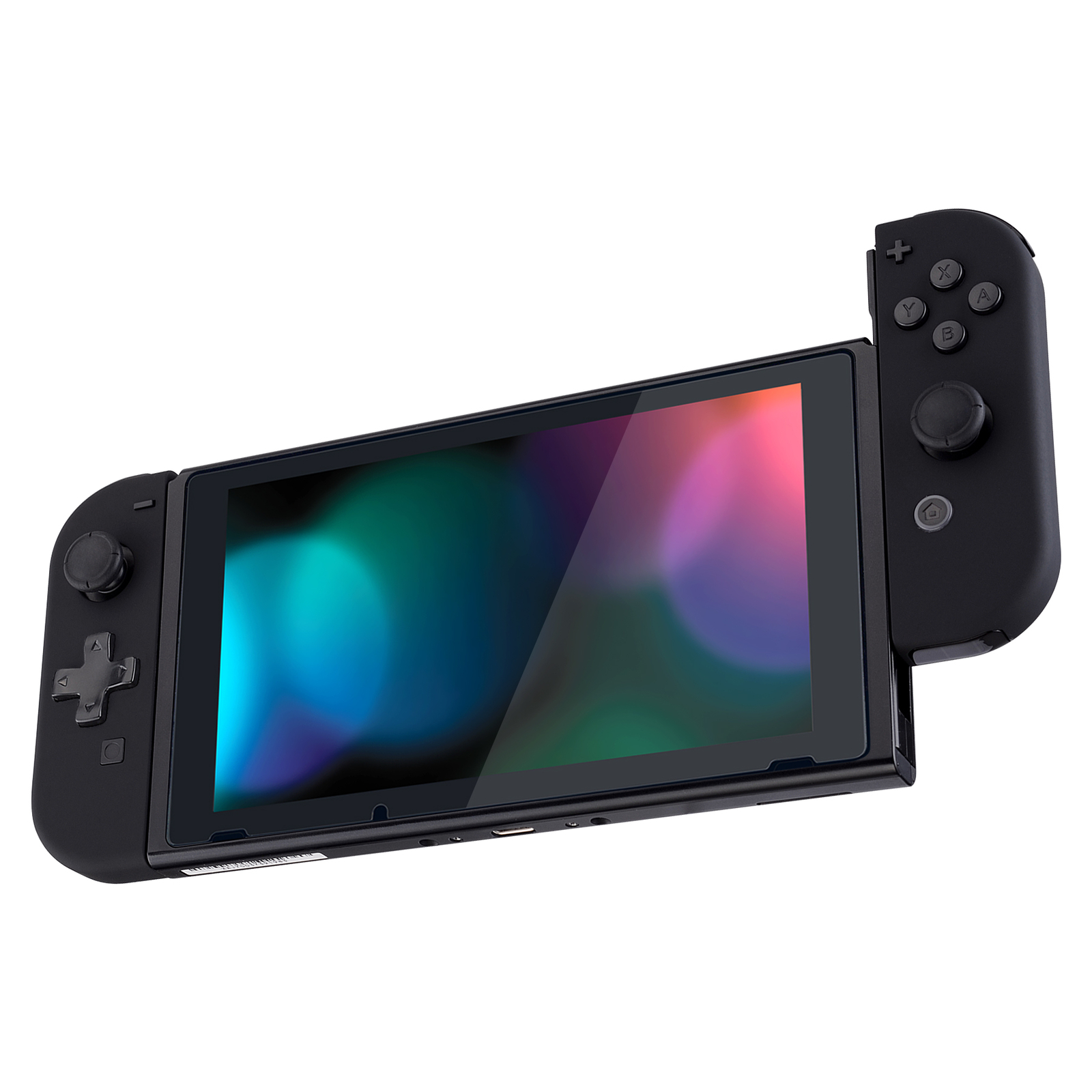Soft Touch Black Dpad Version Housing Shell Buttons for Nintendo Switch Joy-Con