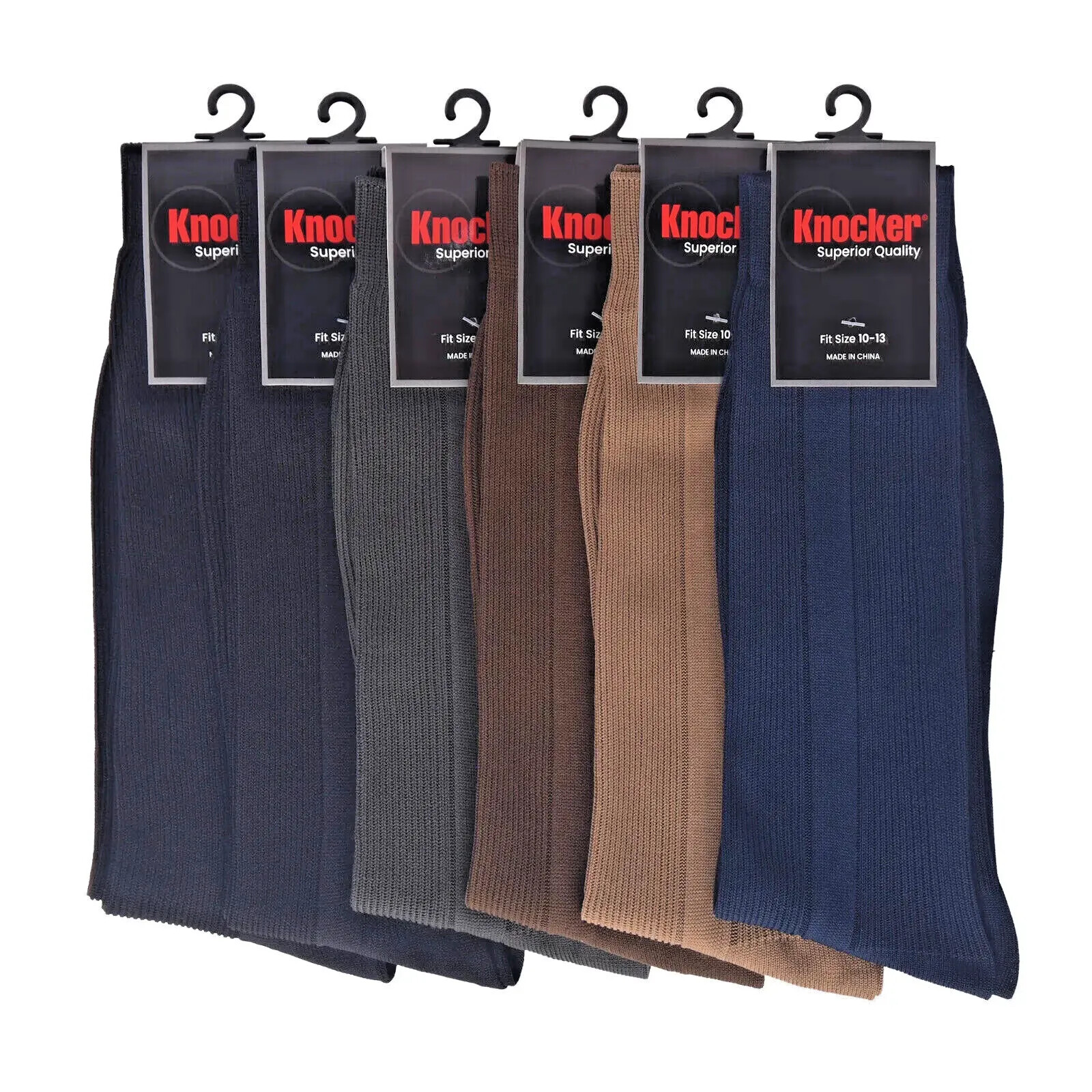 12 pairs Men's Dress Socks Super Soft Thin Socks Lightweight Comfort Solid