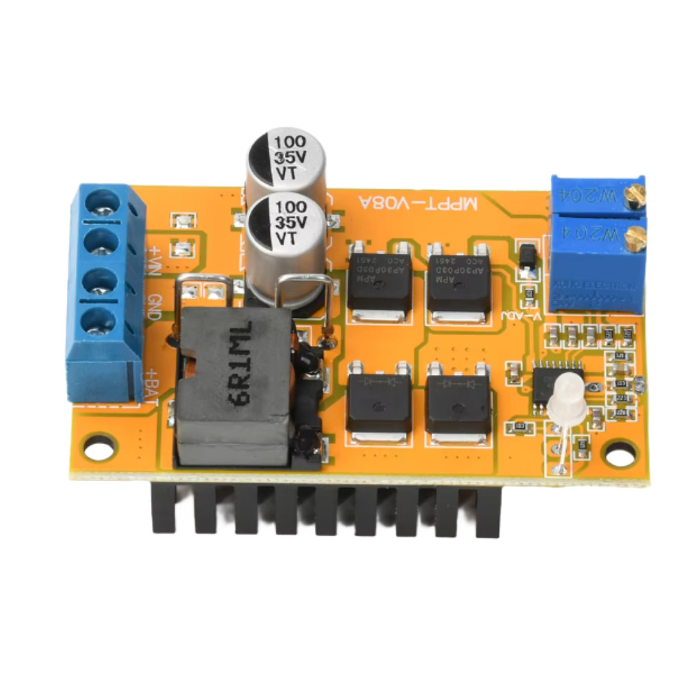 For MPPT 100W 5A Solar Charge Controller with Backflow Prevention 8-28V Range