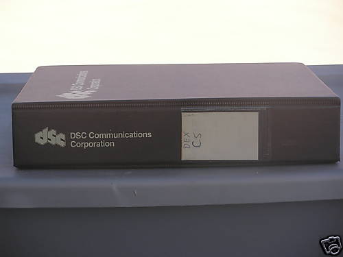DSC Communications Corporation Manual