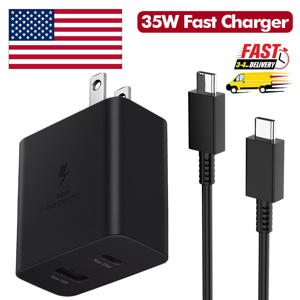 Super PD Power Adapter Duo Wall Charger+Cable For Samsung For Xiaomi Android