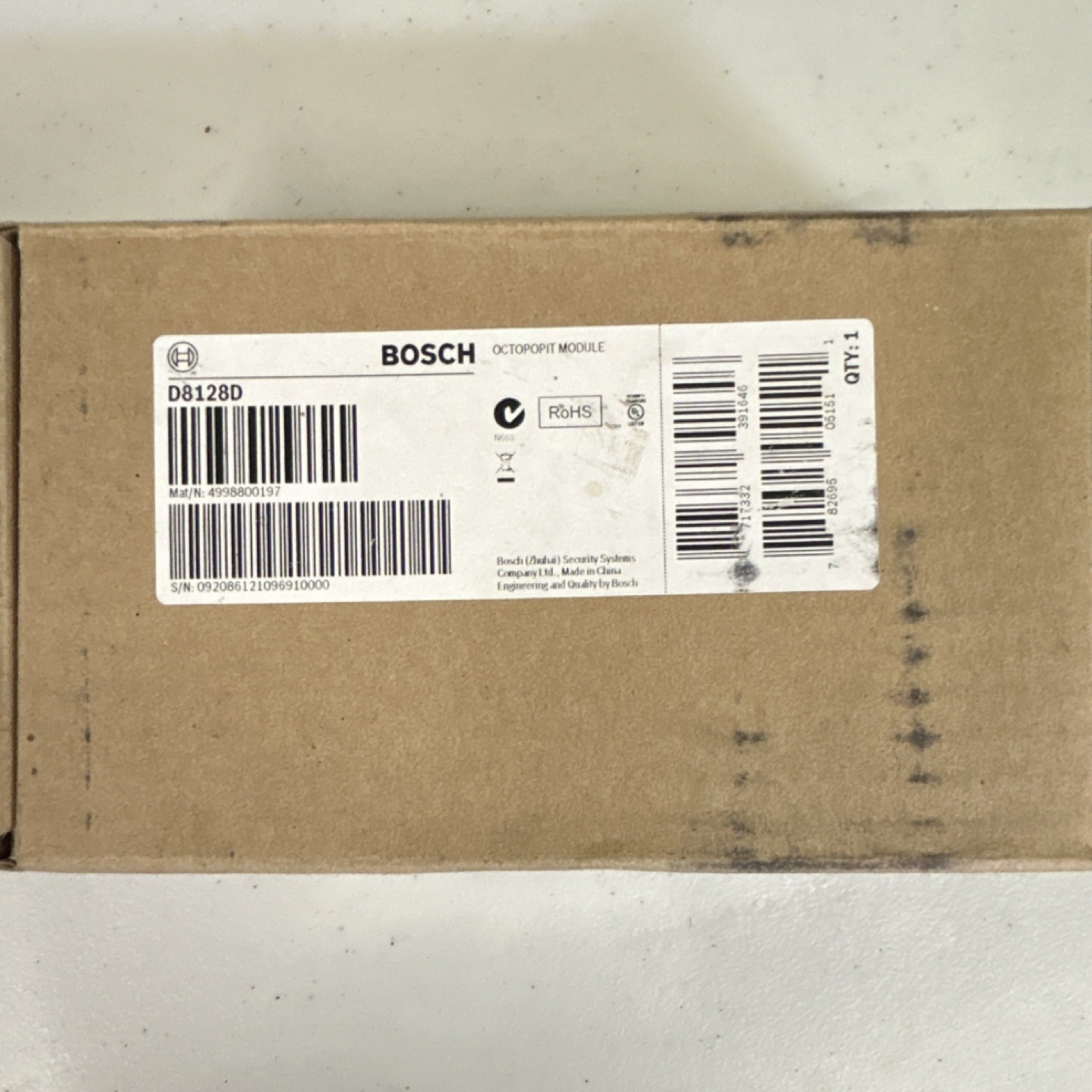 Bosch D8128D Octopoit Module Security Systems, Model D8128D, MPN 4998800197