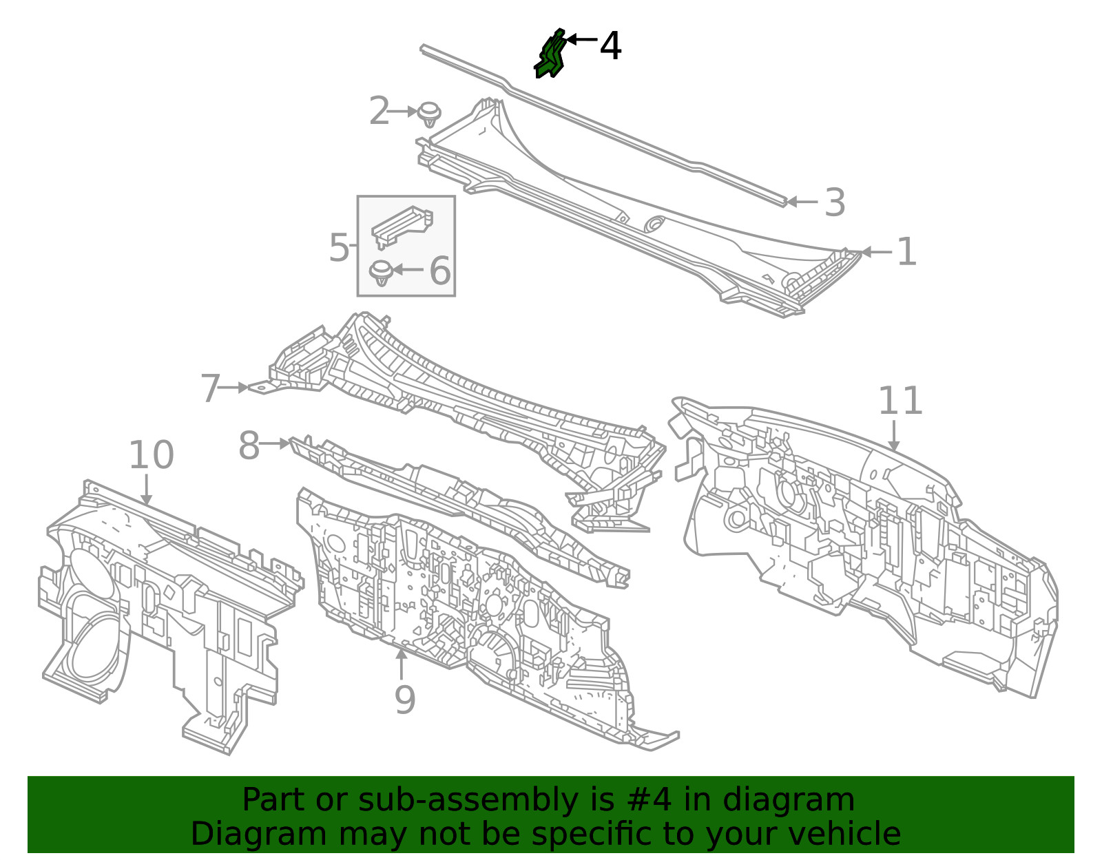 Genuine Honda 2022-2024 Honda Civic - Hinge Cover 73155-T20-A01