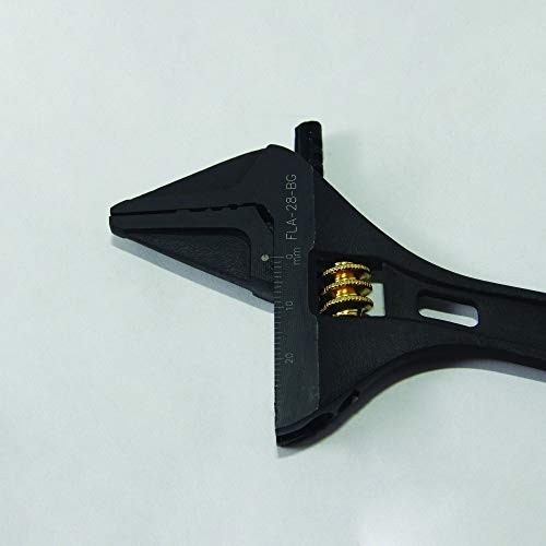 Adjustable Wrench, 32mm, Black & Gold, Heavy Duty Tool, Precision Grip, Durable