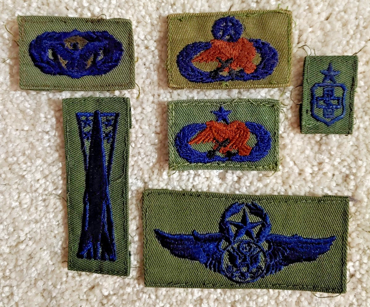 Military Militaria USAF Skill Qualification Badges