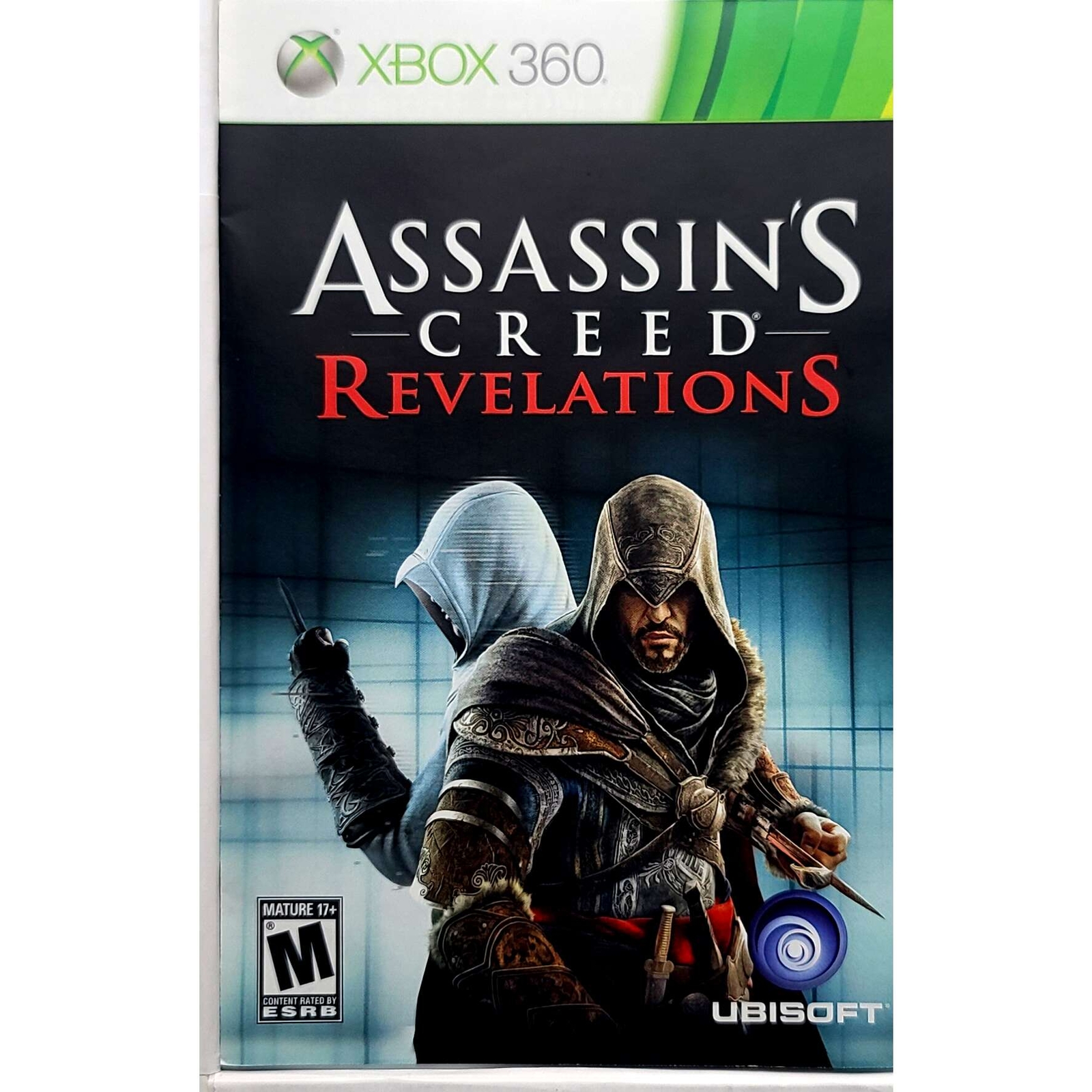 (Manual Only) Assassins Creed Revelations Microsoft Xbox 360 Excellent Original