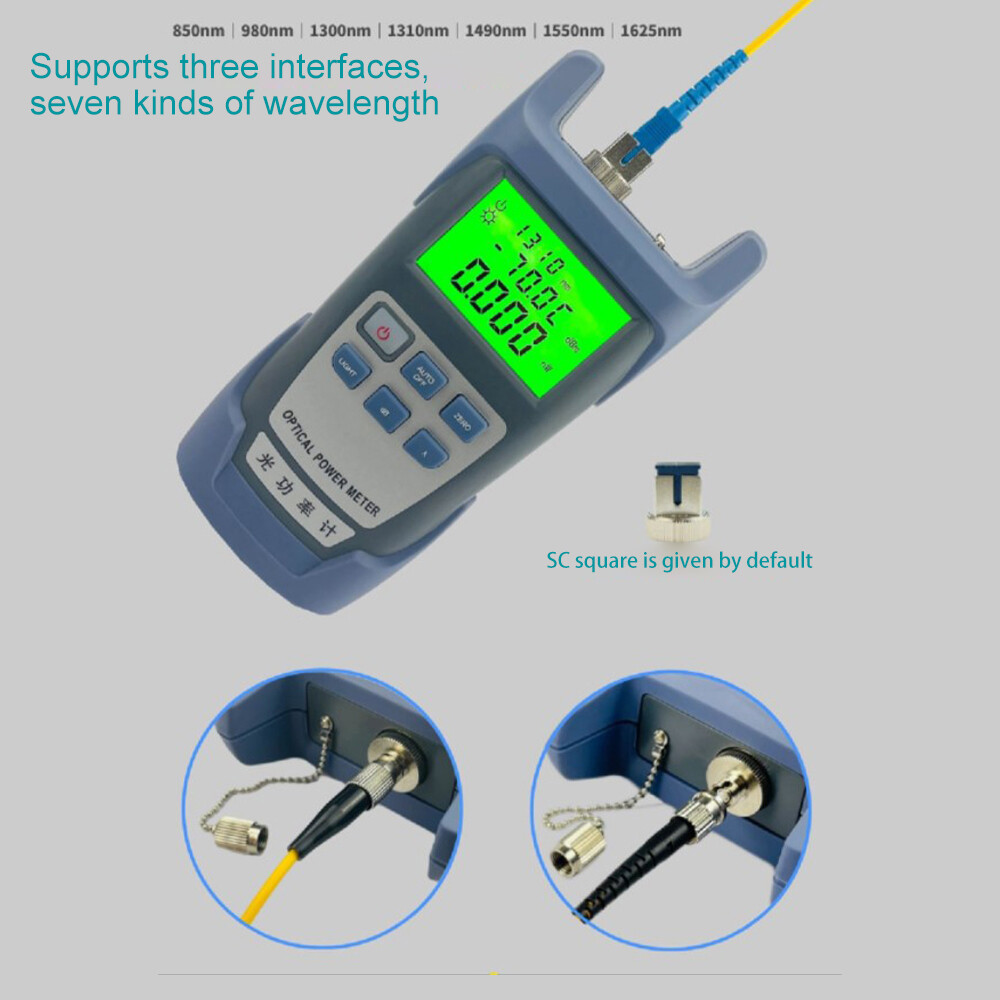 Fiber Optic Tool Kit -70~+10dBm 10mw Optical Power Meter Visual Fault Locator