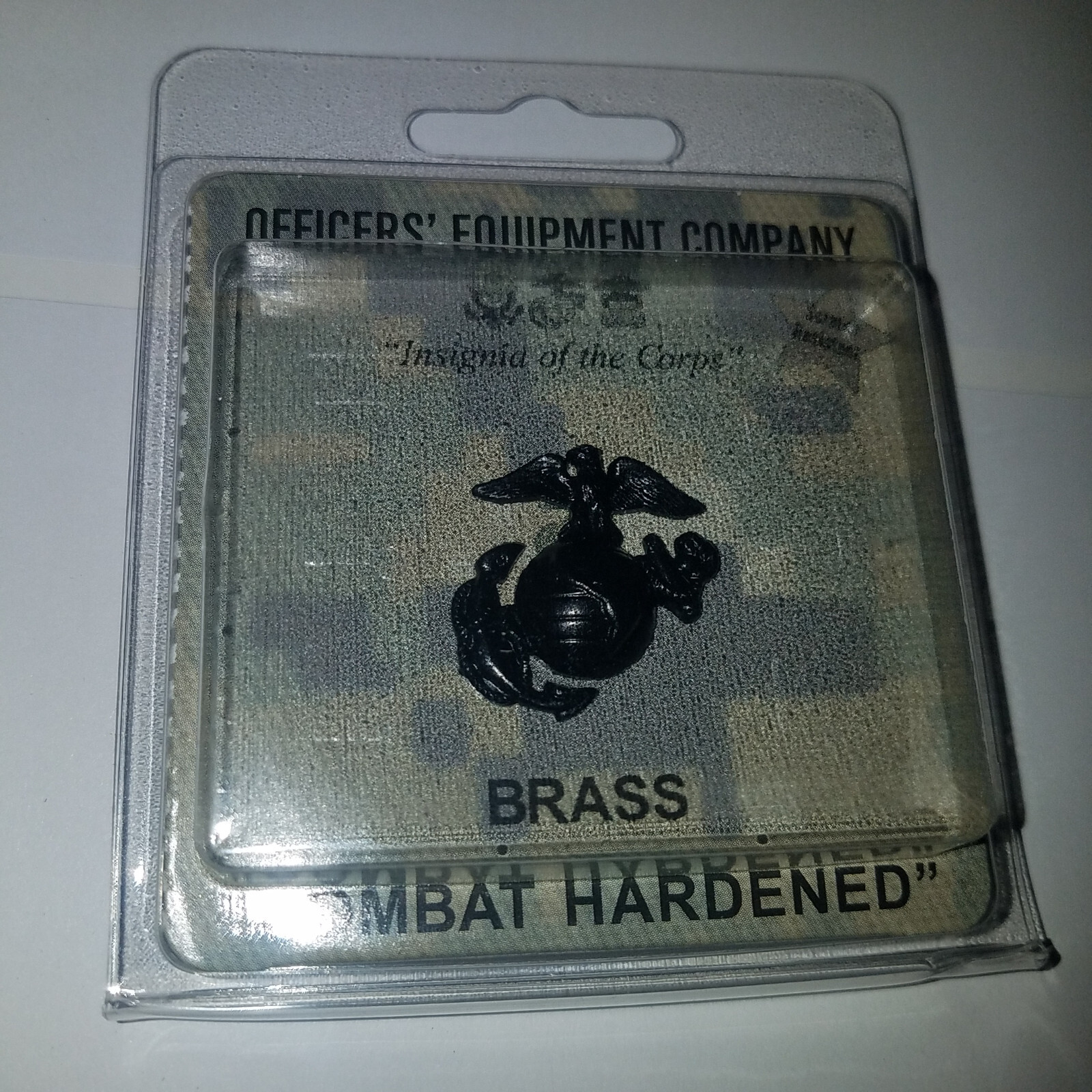 USMC Marine Corps Ornament Enlisted Garrison Cap Black Eagle Globe Anchor EGA