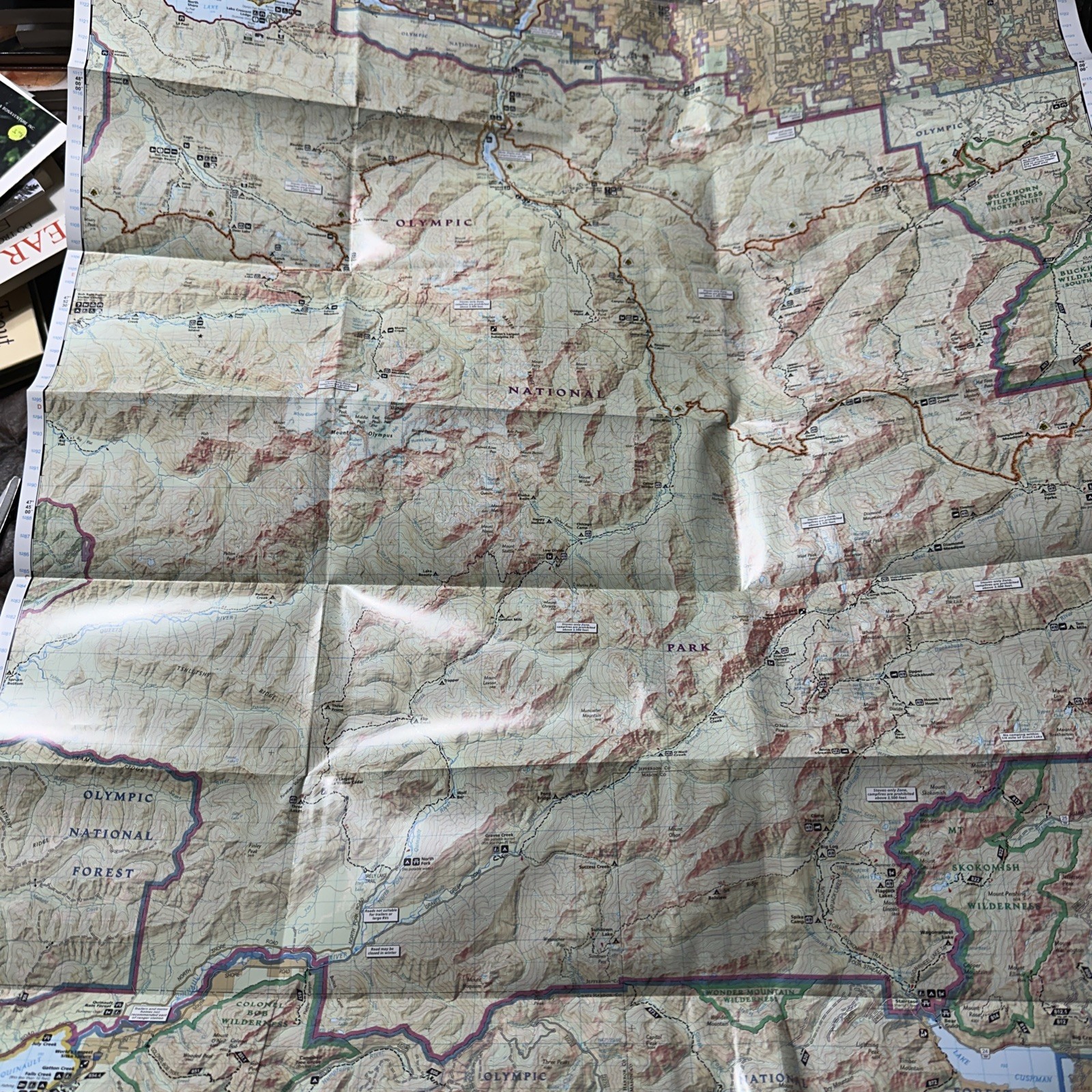 Olympic National Park Trails Map Washington State 216 National Geographic 2019