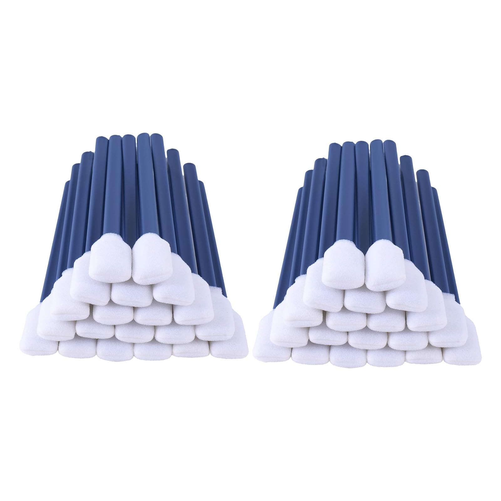 200 PCS 5.11" Square Rectangle Foam Cleaning Swab Sticks(Dark Blue) | Cleanin...