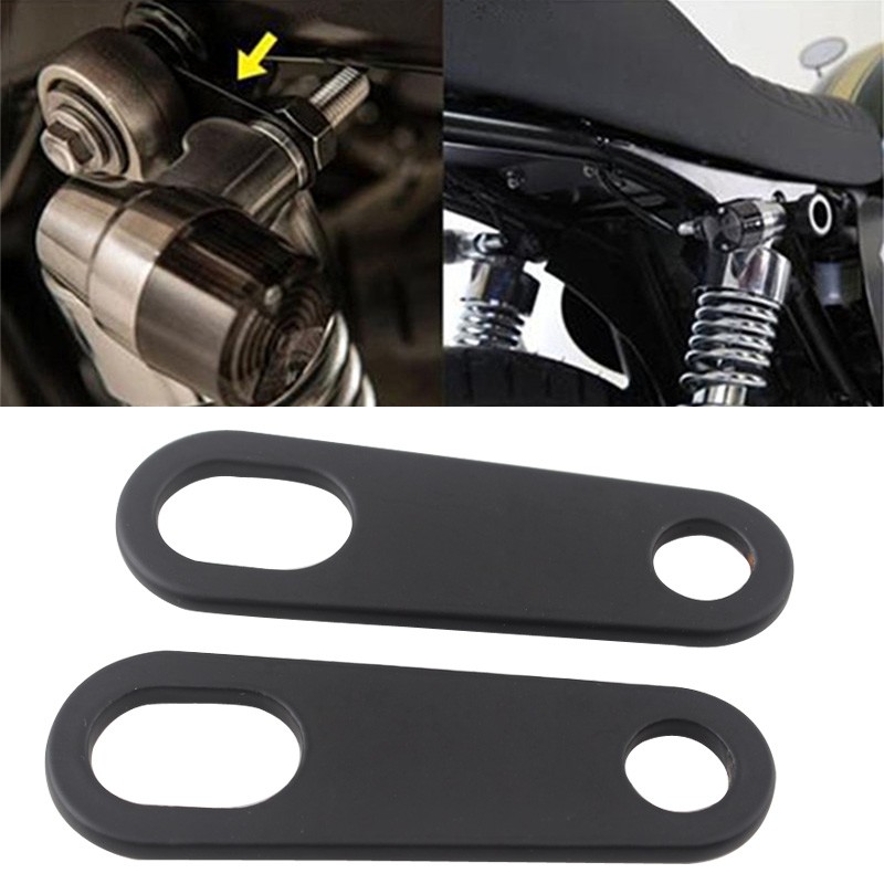 Motorcycle Rear Turn Signal Relocater Holder Shock Bracket For Harley Cafe Racer