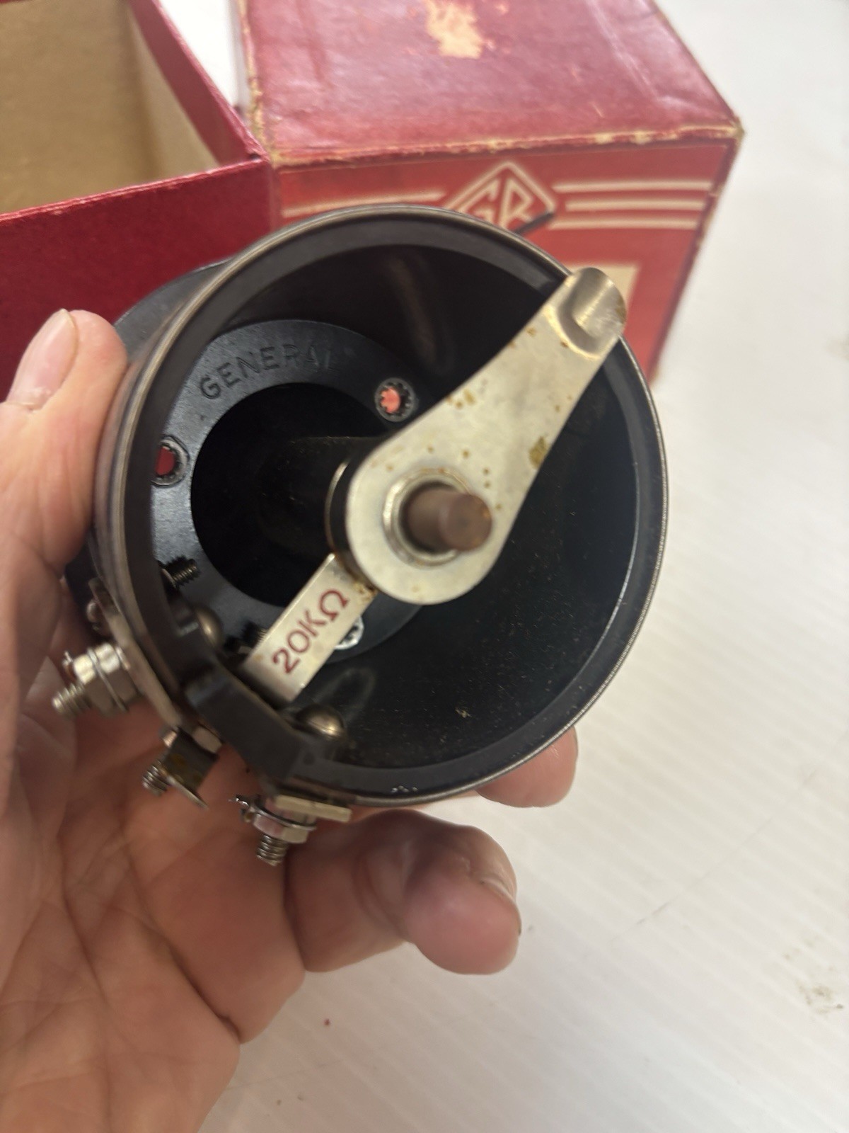 GENERAL RADIORADIO CO. MODEL 371A POTENTIOMETER 20,000 OHMS POT