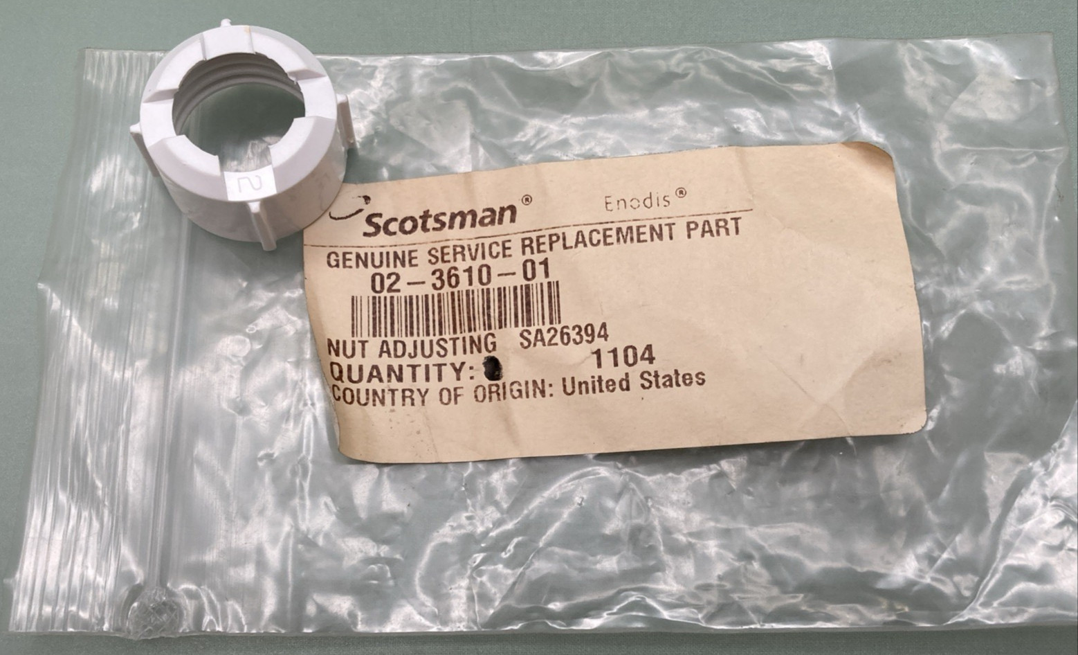 NEW GENUINE SCOTSMAN 02-3610-01 NUT ADJUSTING