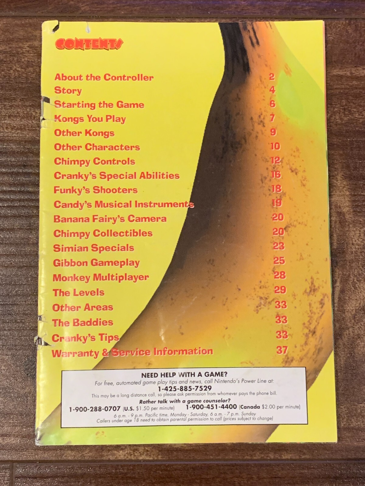 Donkey Kong (missing cover) N64 Nintendo 64 Instruction Manual Only