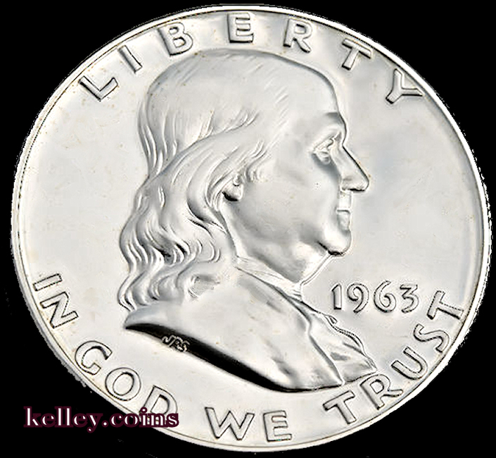1963-D 50C Franklin Silver Half Dollar BU ~Last Mint Year~