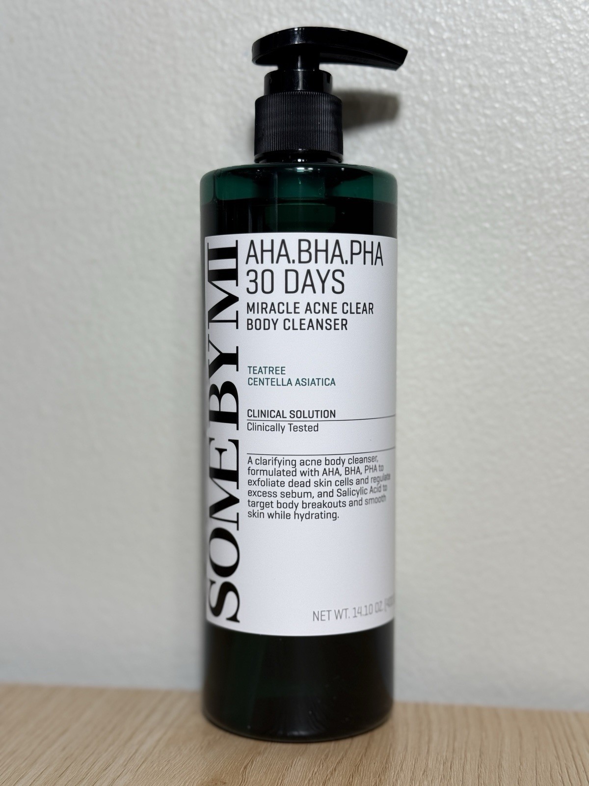 Somebymi AHA.BHA.PHA Tea Tree 30 Days Miracle Acne Clear Body Cleanser 14.10 oz