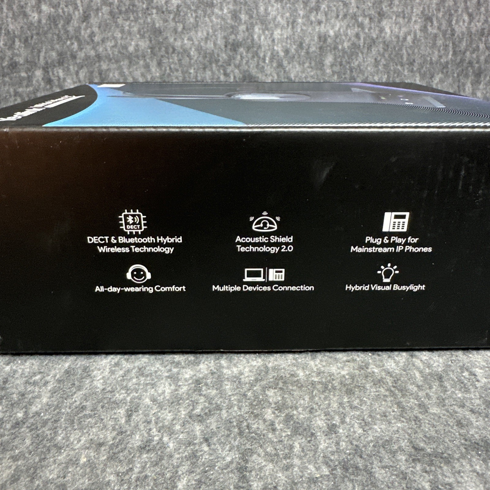 Yealink WH64 DECT & Bluetooth Mono UC Zoom Wireless Headset 606 ft Range NEW