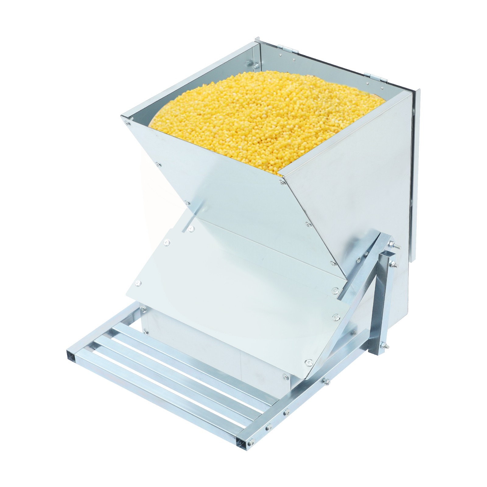 Automatic Metal Treadle Poultry Feeder,Automatic Galvanized Steel Chicken Feeder