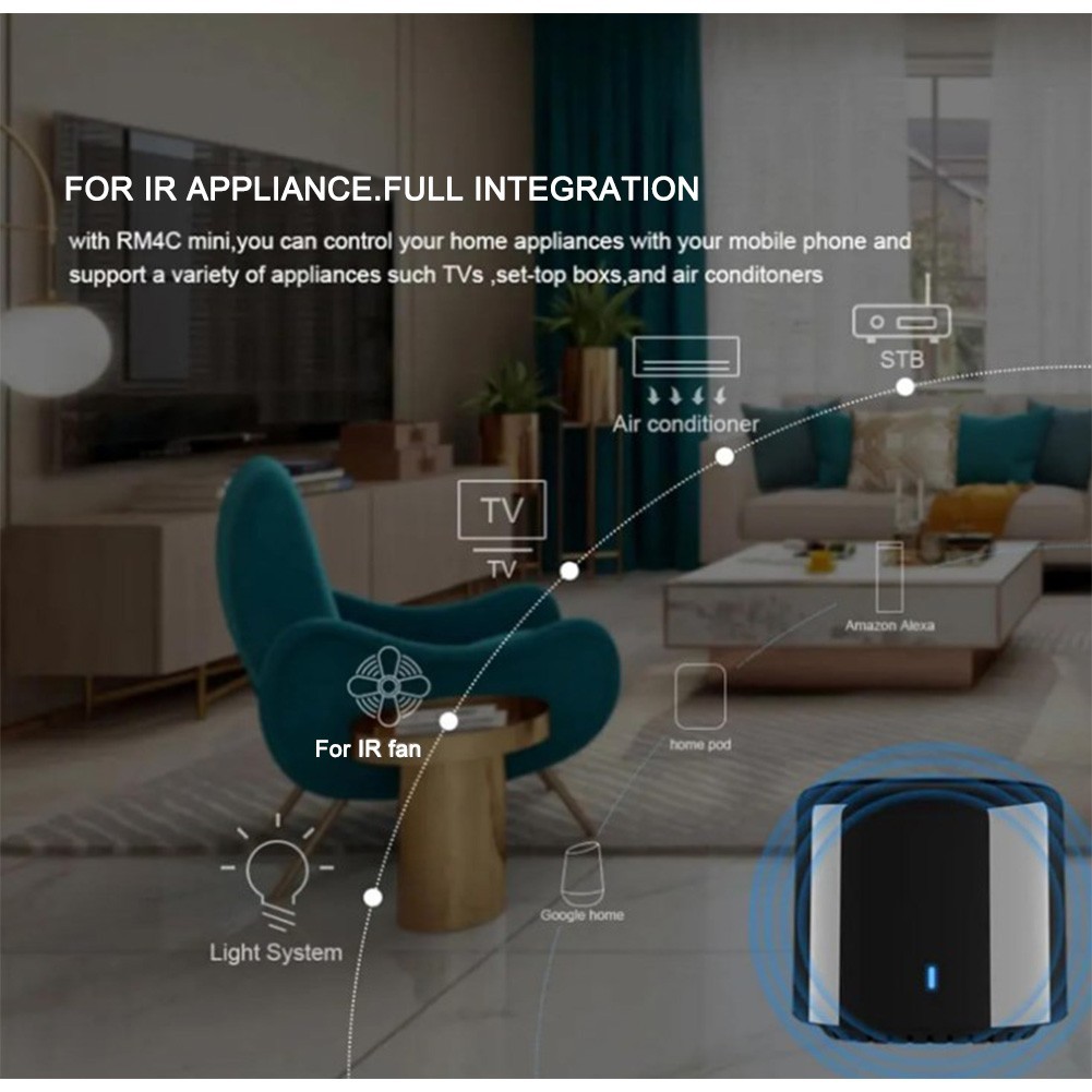 Mini Smart For Home Remote Control For Wifi For IR Blaster for Alexa Compatible