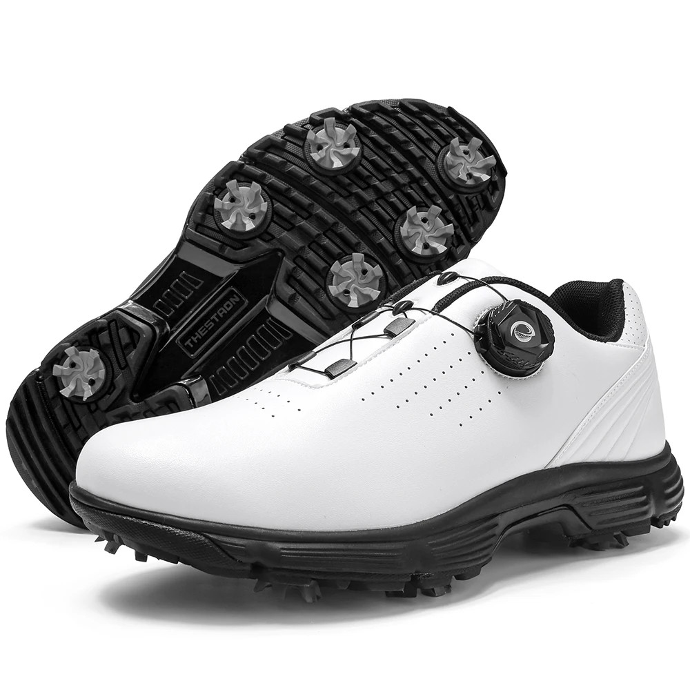 Men Professional Golf Sneakers Outdoor Non Slip Lightweight Golfing Footwears