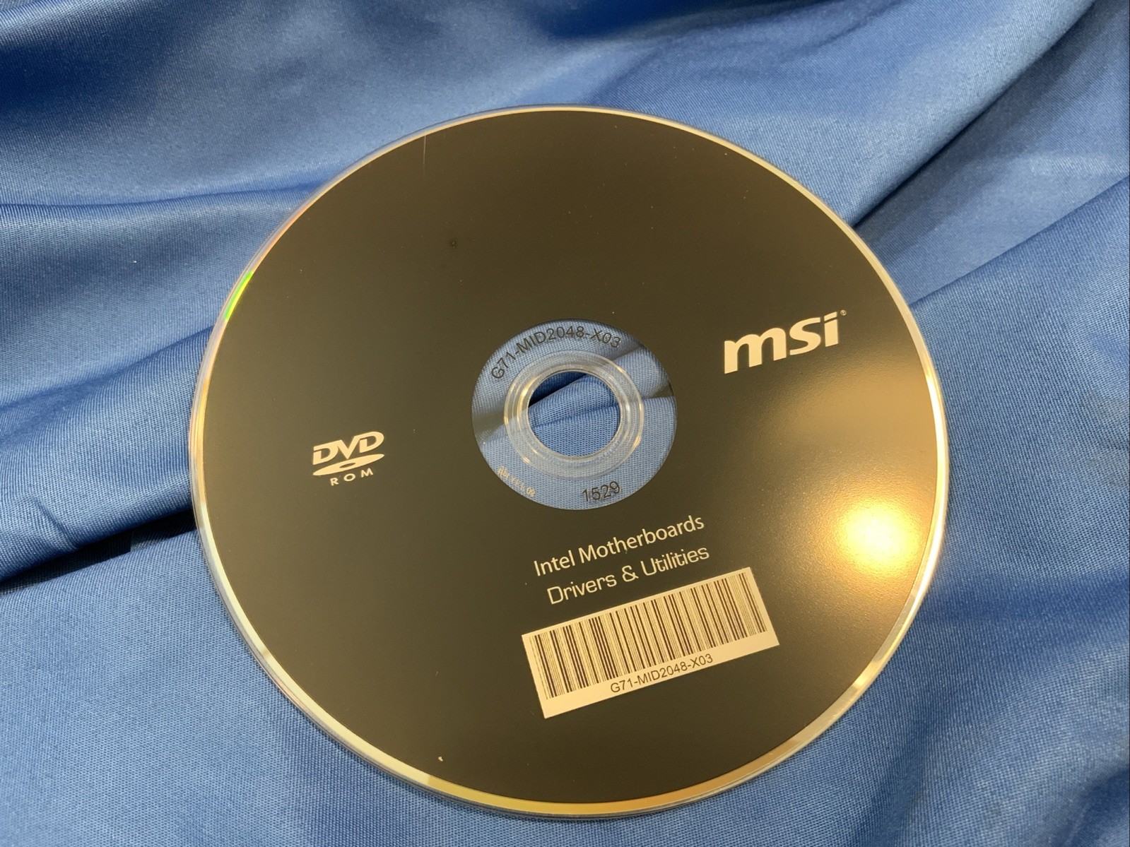 Genuine MSI AMD Motherboards Drivers & Utilities Disc Only Dvd G71-MAD1058-X03