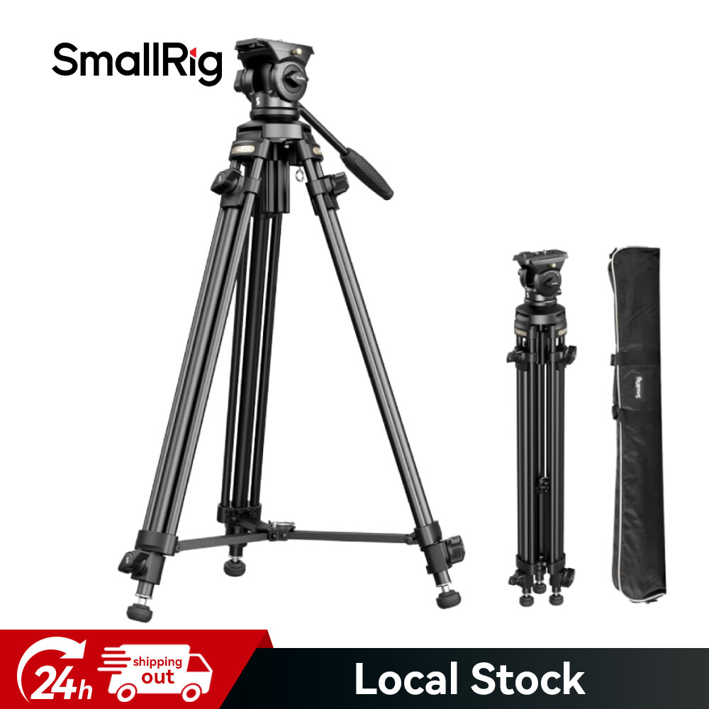 SmallRig 62'' AD-50Lite Video Tripod, Heavy Duty Tripod with 360°Fluid Head 4684