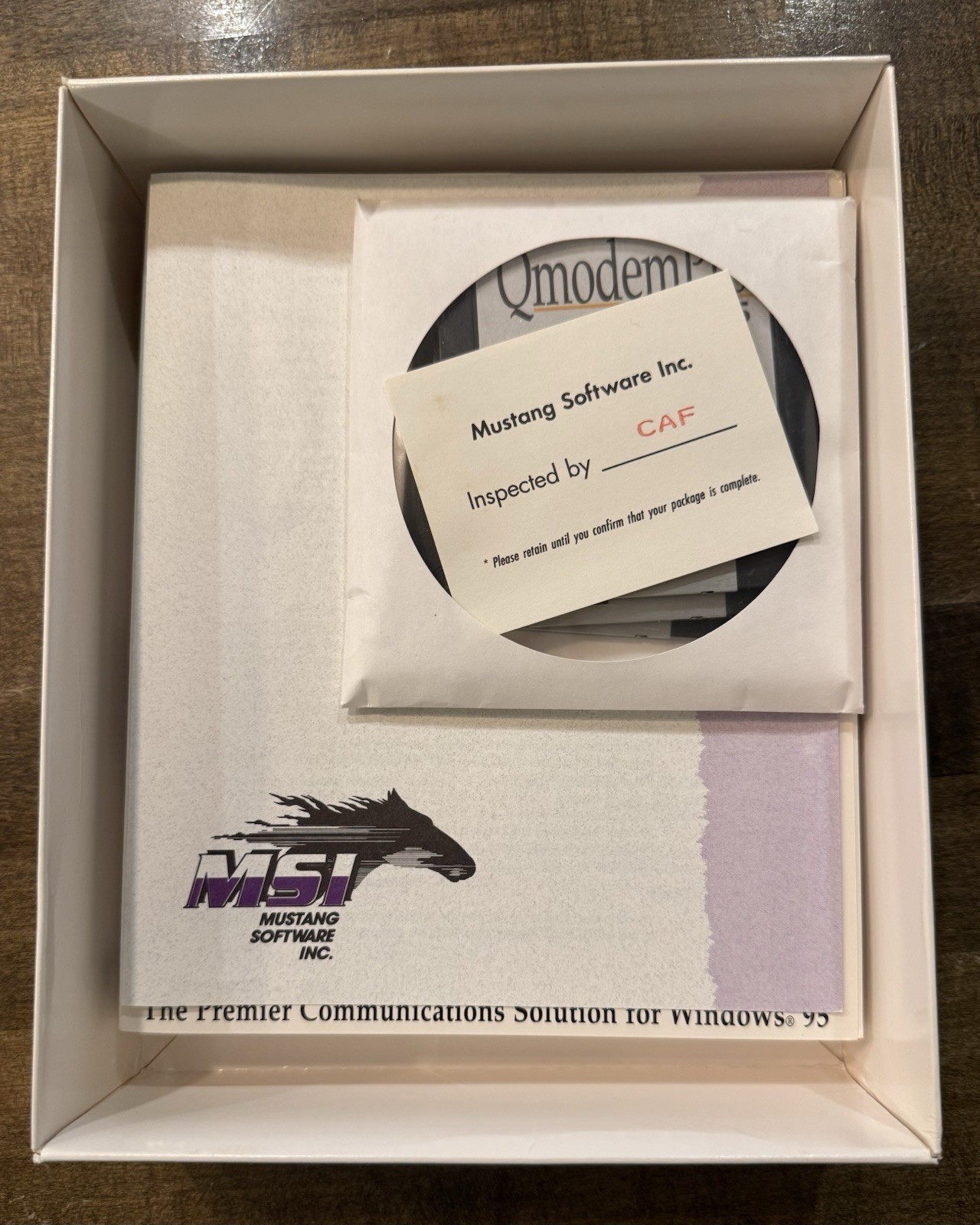Qmodem Pro Professional Communication Software Windows 1995 V2 G1N
