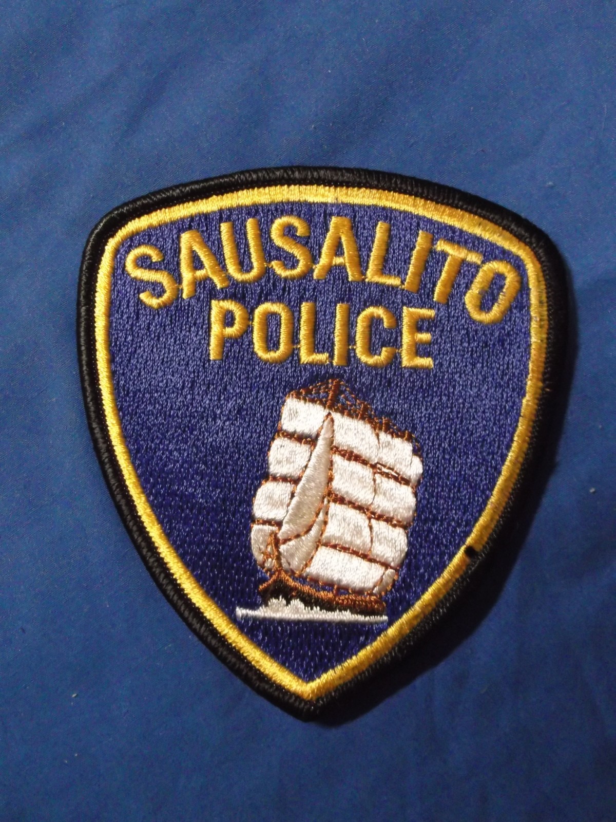 SAUSALITO POLICE PATCH 2nd ISSUE CALIFORNIA CA SHERIFF