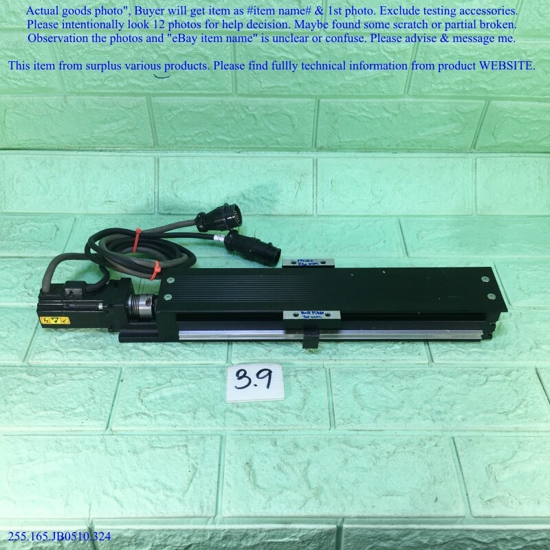THK KR33A  Actuator Ball-Pitch 10mm Stroke 200mm. as in photos, sn:Random, sφs