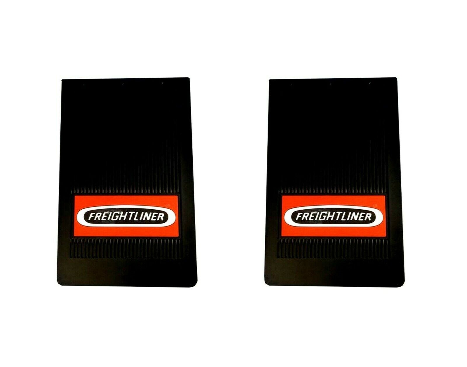 Freightliner 10" x 15" x 1/4" OEM PDT132 Black Rubber Semi Truck Mud Flaps-Pair