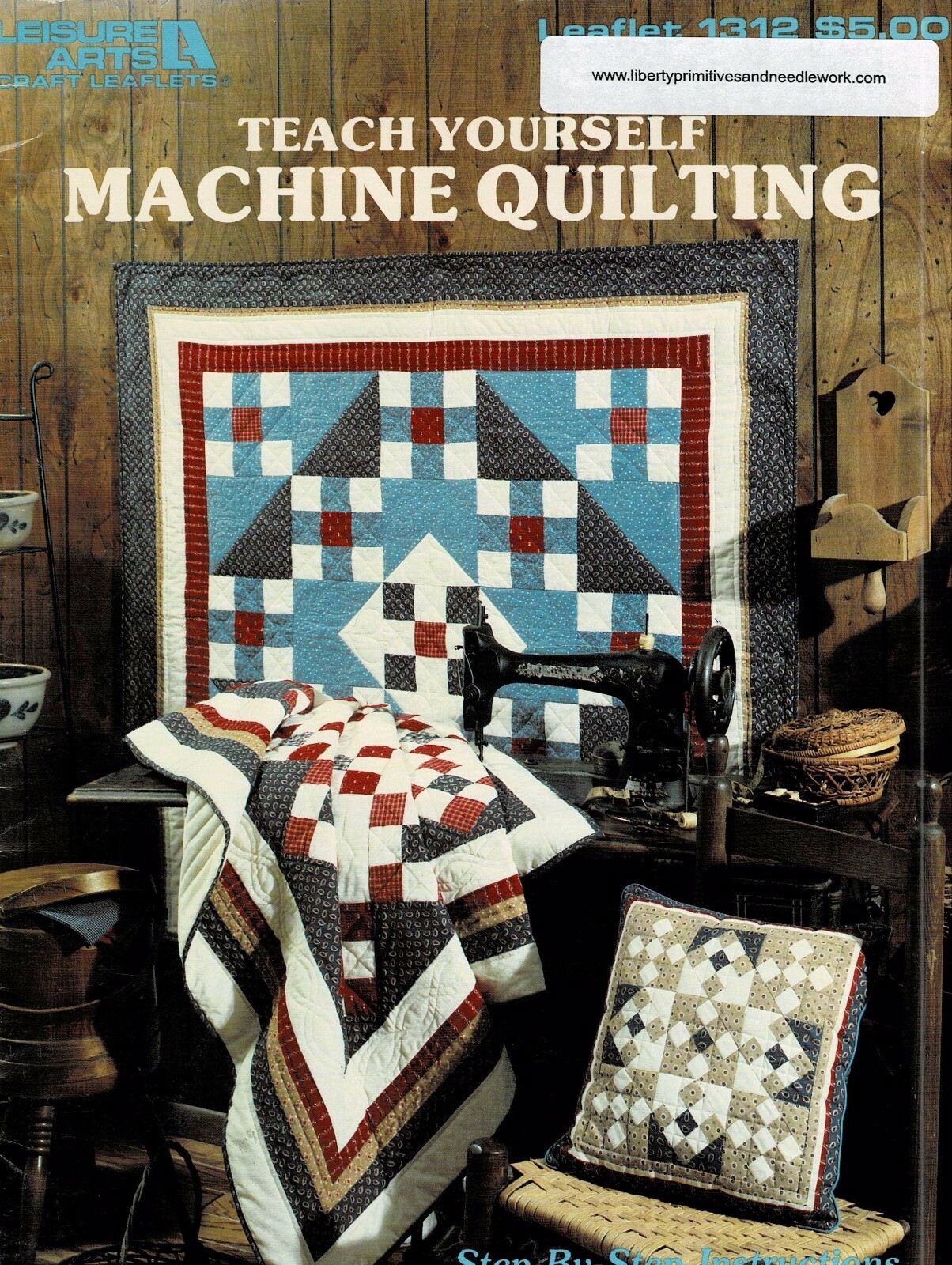 TEACH YOURSELF MACHINE QUILTING BOOKLET-OOP-LEISURE ARTS