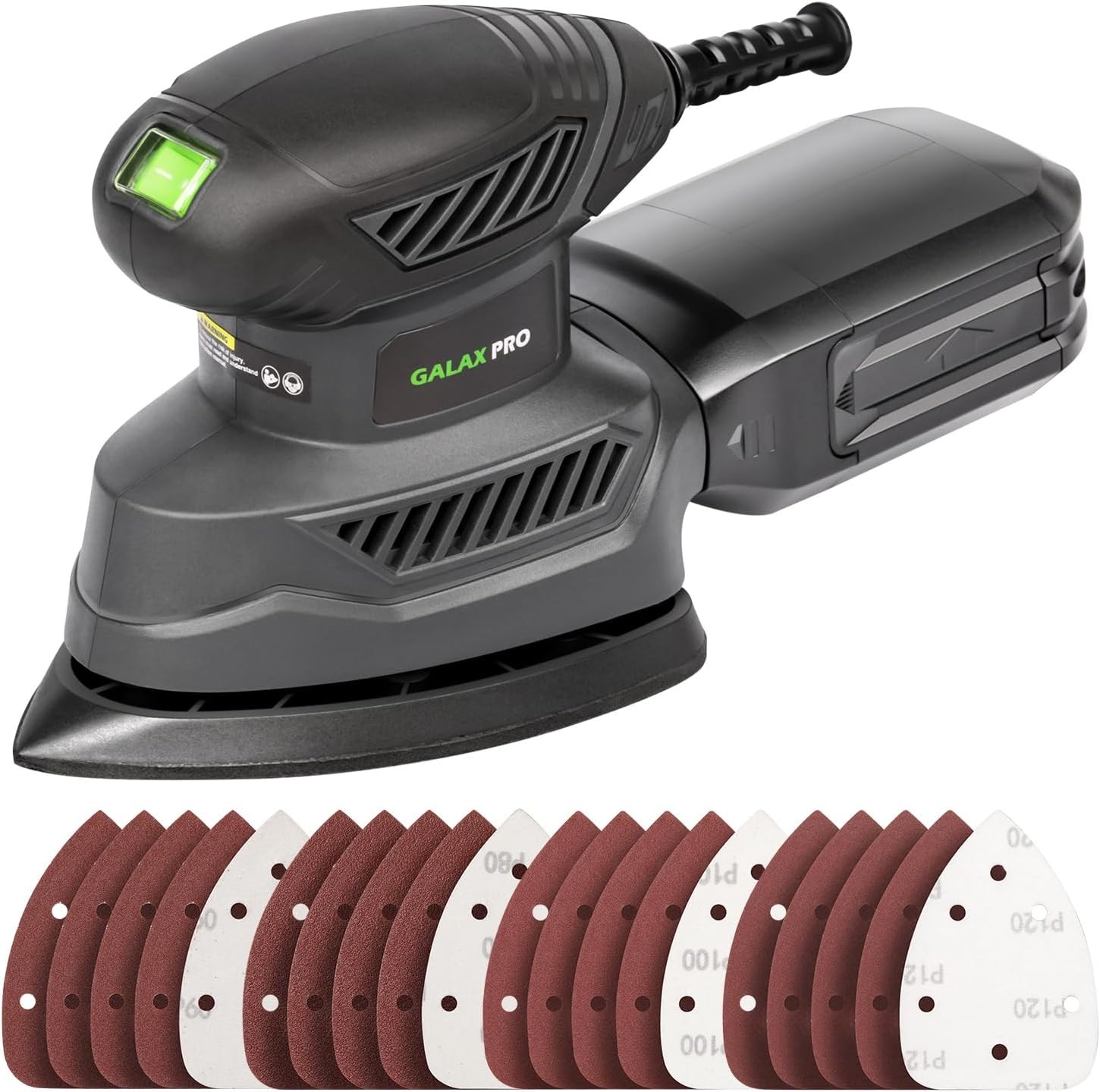 GALAX PRO Detail Sander, 1.1A Powerful Motor, 13000 OPM Compact Electric Sander