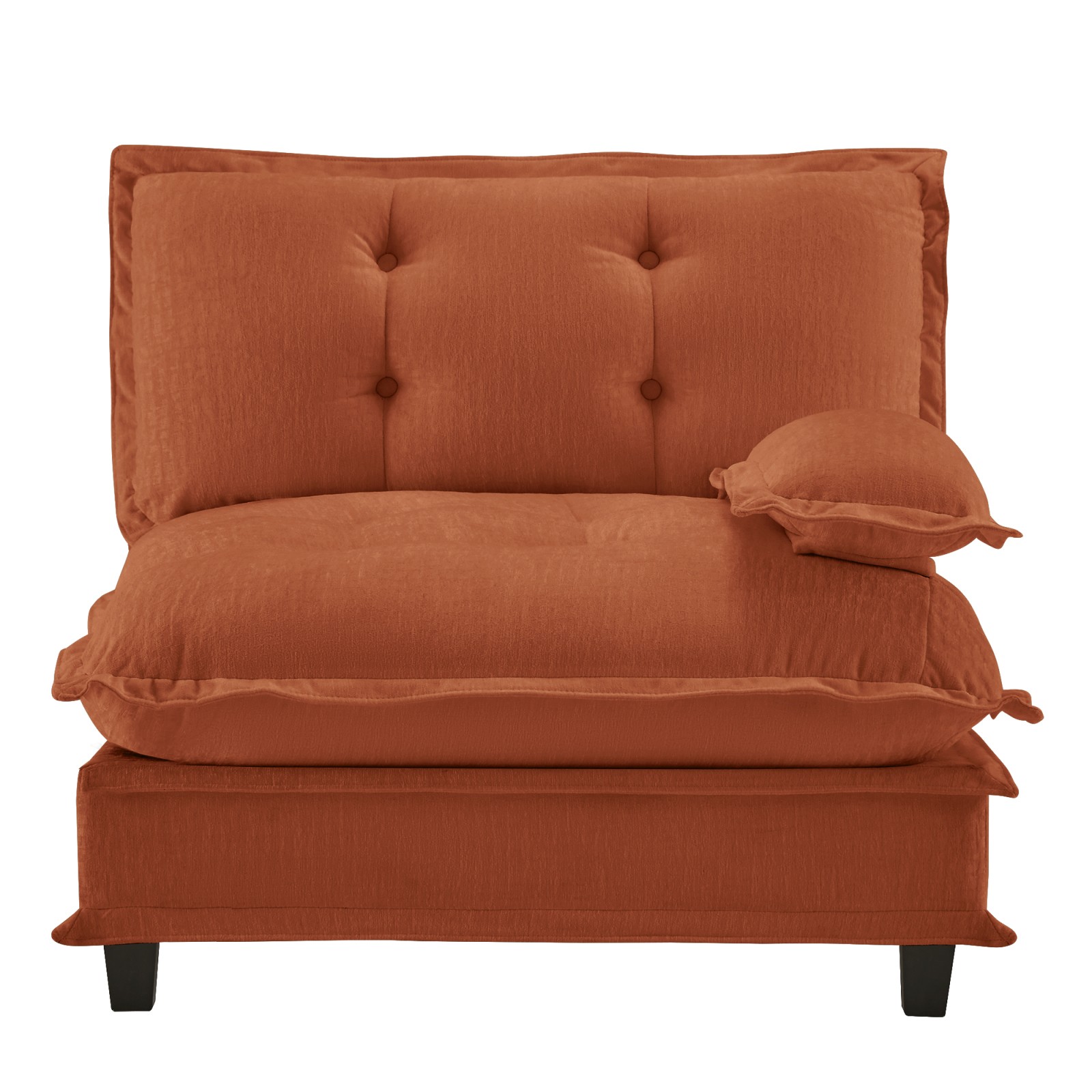 Modular Sofa Chenille Light Brown 38.58"L x 33.86"W x 35.43"H