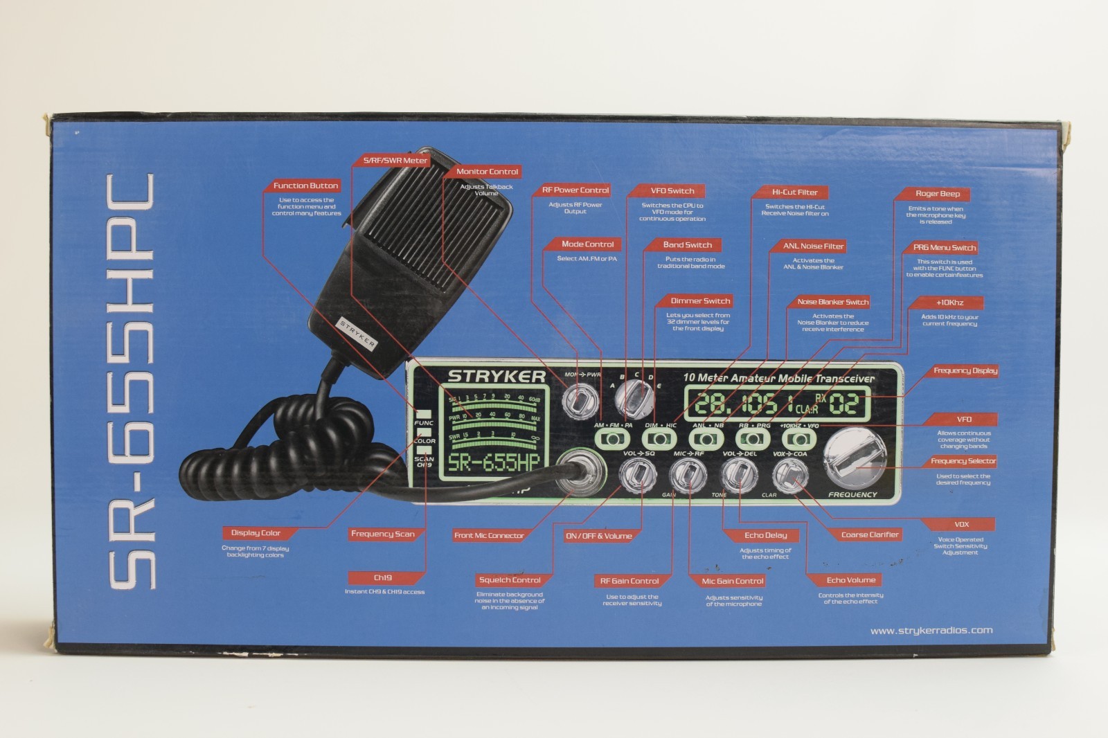 Stryker SR-655HPC: 10-Meter Amateur Transceiver - Open Box