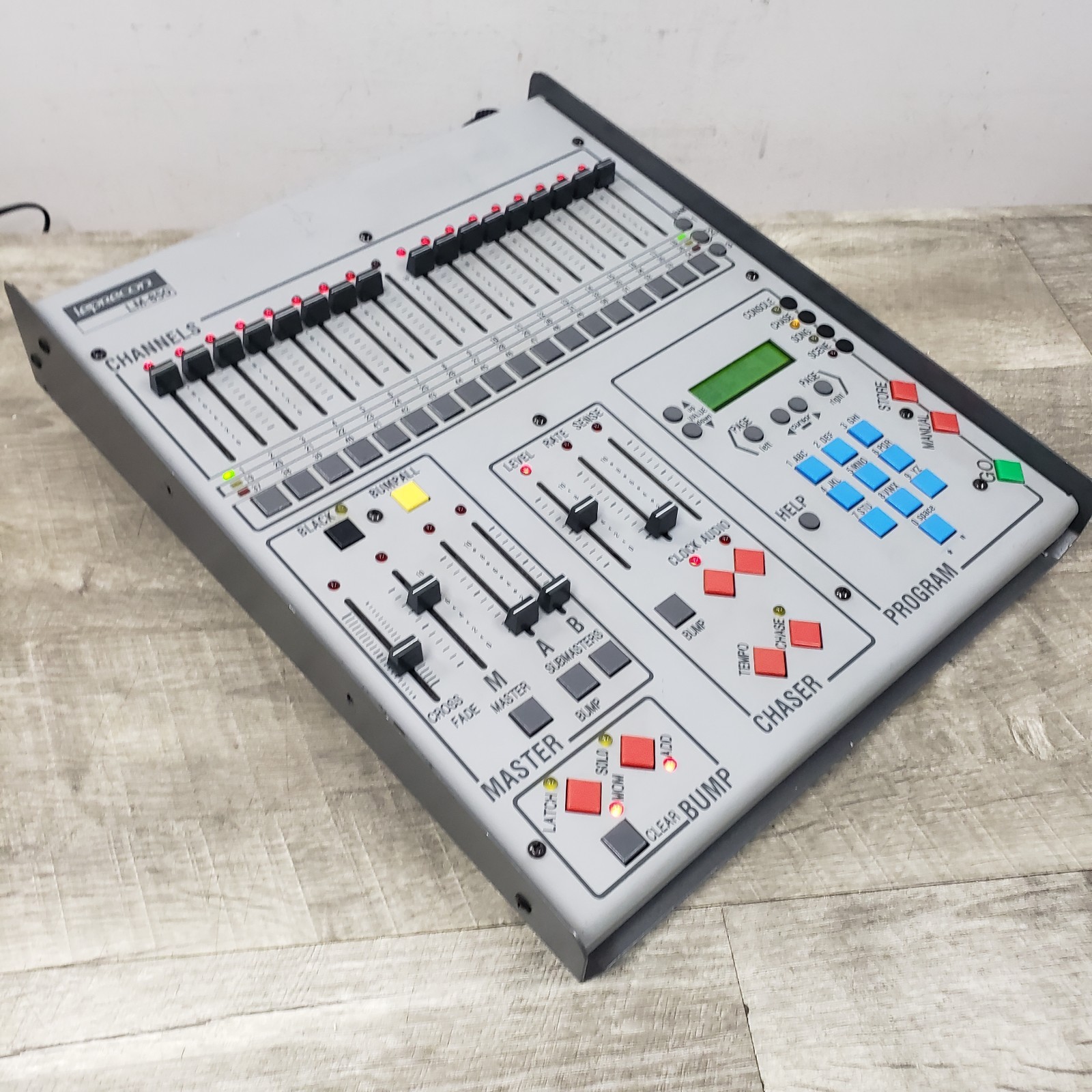 *UNTESTED* Powers Up - Leprecon LM-850 MIDI Light Board Control Console *PARTS*