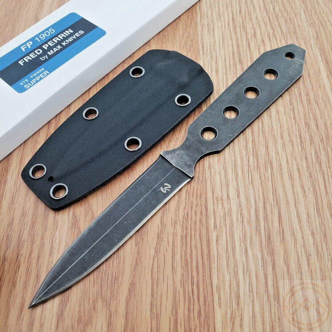 Fred Perrin La Dague Fixed Knife 3" Blade 440C Steel One Piece Construction 1905