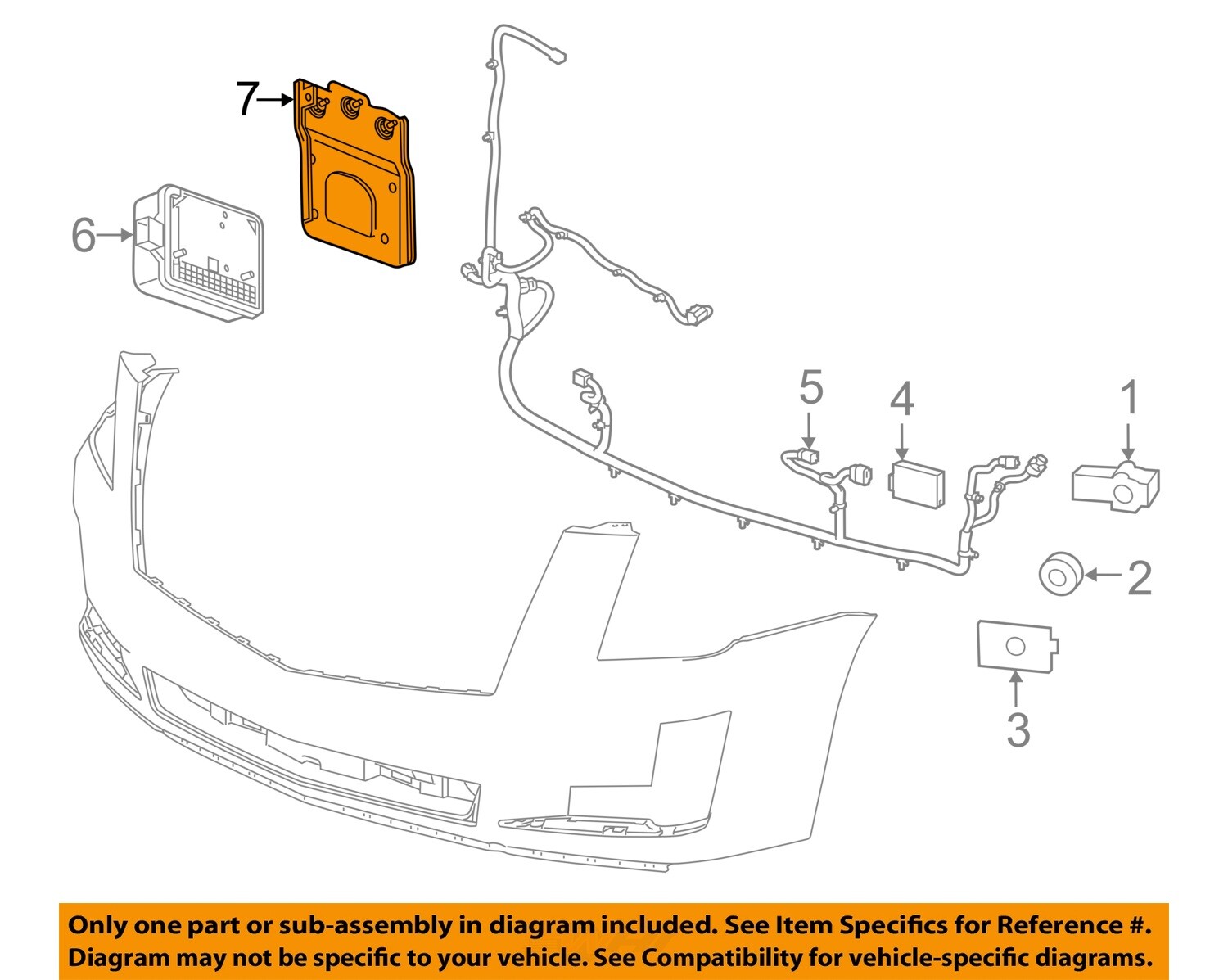 GM OEM 16-20 Escalade ESV Electrical Components-Distance Sensor Bracket 23179659