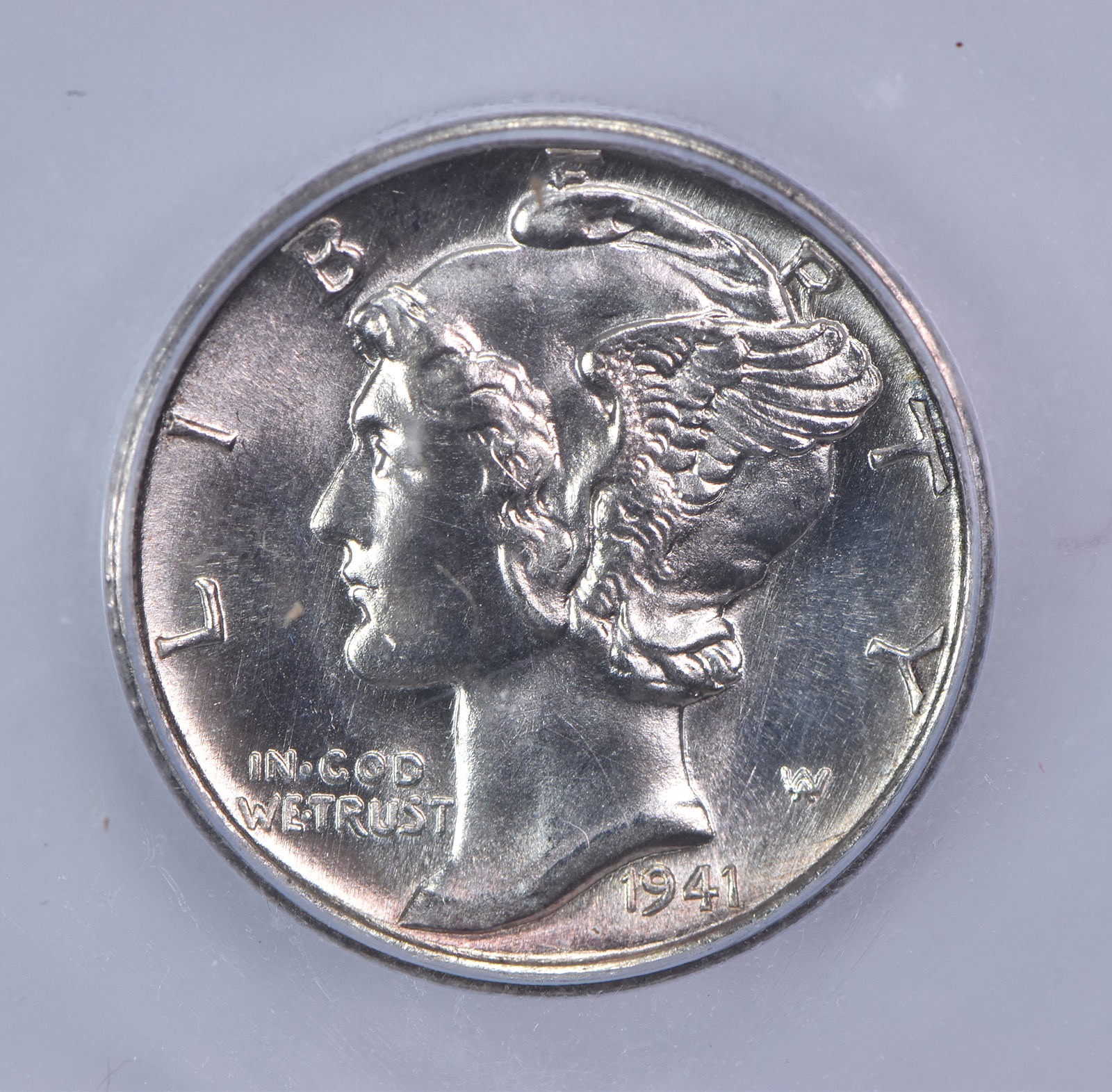 1941-S Mercury Dime MS64 FB ICG