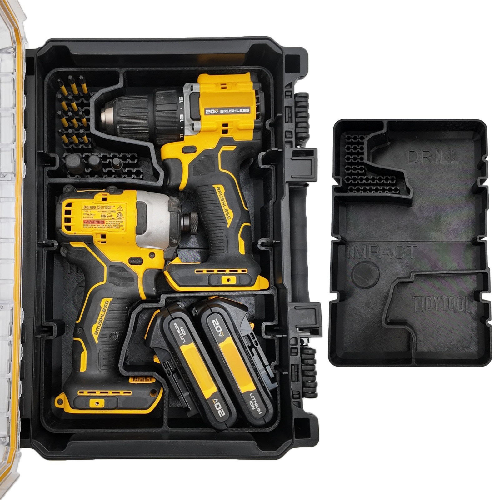 DeWalt DWST08020 Insert for DCF809 DCD794 Drill Impact Organizer Tray Holder