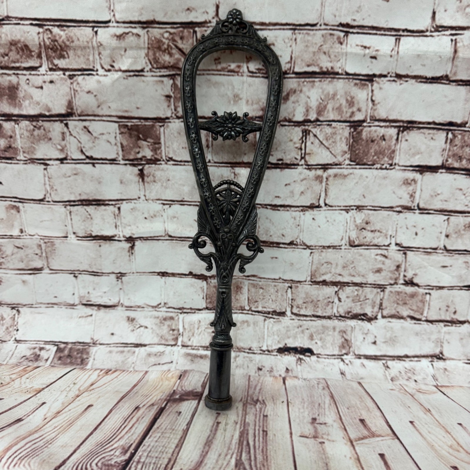 Victorian Tall Metal Lamp Finial Ornate Antique Decorative Lamp Topper
