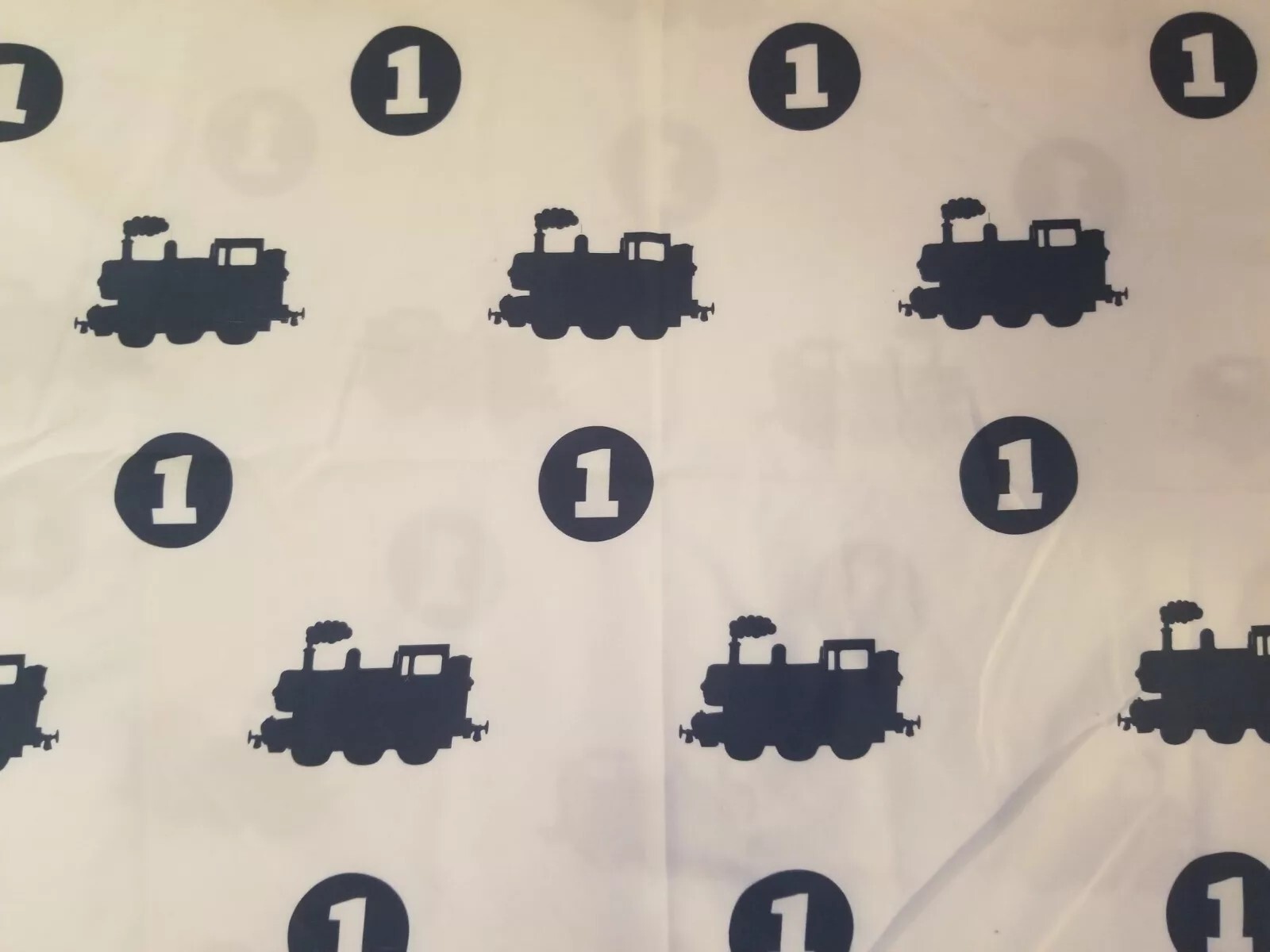 Thomas & Friends Standard Pillow Case White Blue Trains No. 1
